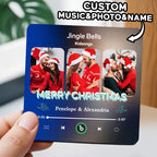 FridgeBeats Frameless 4.0 Custom 3 Photos Music Fridge Magnet FridgeBeats Pro Supports Bluetooth Connectivity Christmas Gifts
