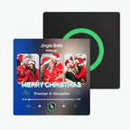 FridgeBeats Frameless 4.0 Custom 3 Photos Music Fridge Magnet FridgeBeats Pro Supports Bluetooth Connectivity Christmas Gifts