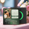 FridgeBeats Framed 4.0 Personalized Photo Calendar Fridge Magnet with Music That Can Play Song Calendar Gifts Valentines Gifts for Couple