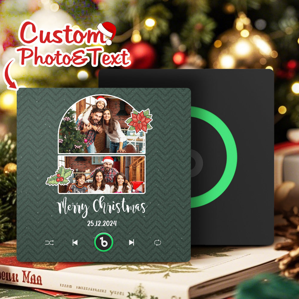 FridgeBeats Frameless 4.0 Custom Music Fridge Magnet Personalized Photo Colorful Fridge Magnet Creative Christmas Gift
