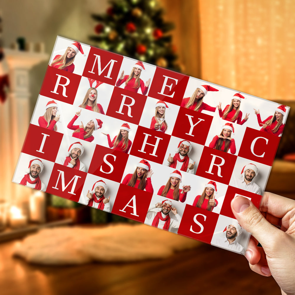 Custom Photo Plaque Creative Christmas Plaque Photo Ideas for Families and Couples