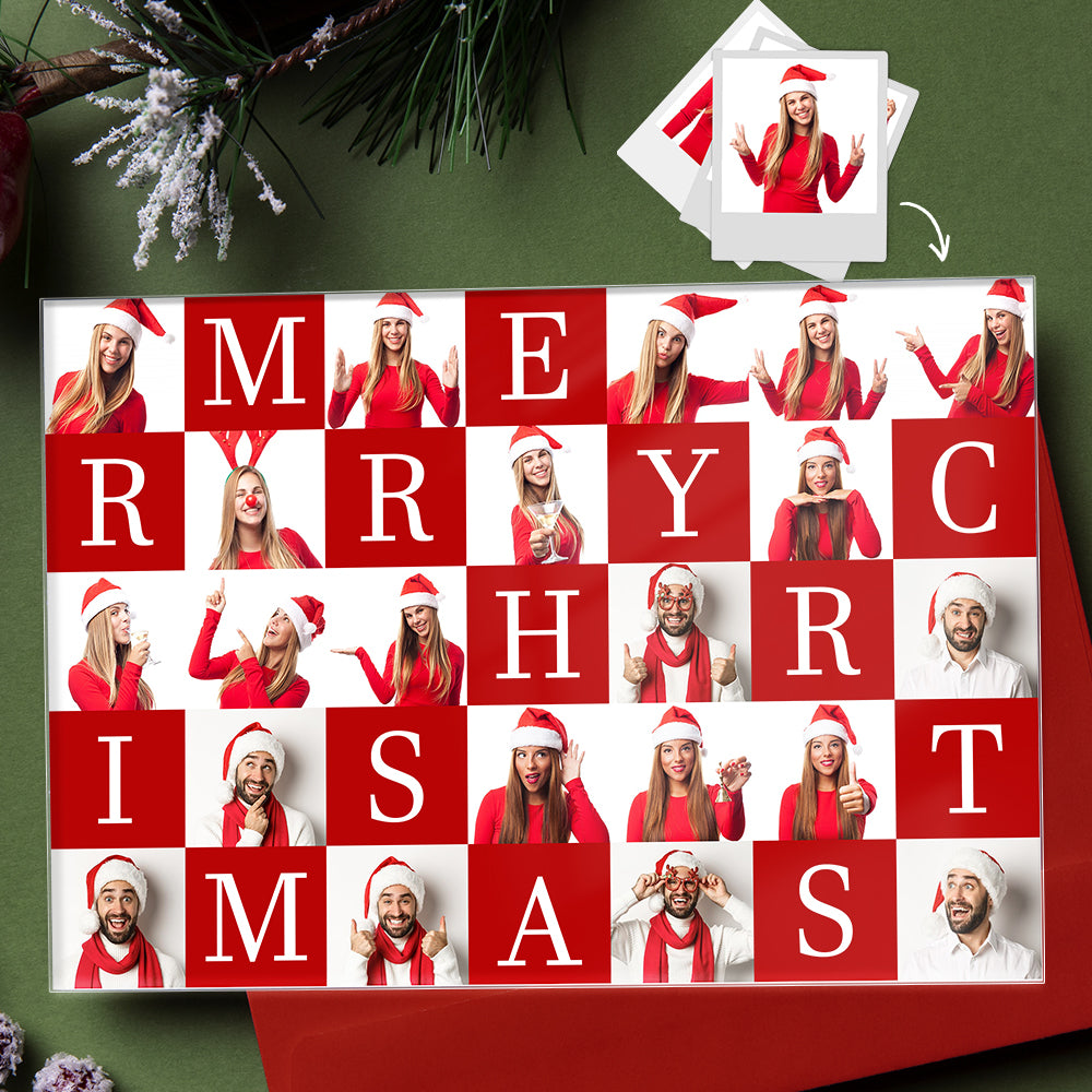 Custom Photo Plaque Creative Christmas Plaque Photo Ideas for Families and Couples