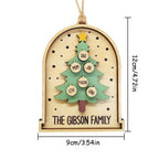 Custom Family Ornament Personalized Name Christmas Tree Ornament for Christmas Gifts