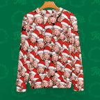 Custom Face Ugly Christmas Sweater Personalized Christmas Hat Sweater For Christmas