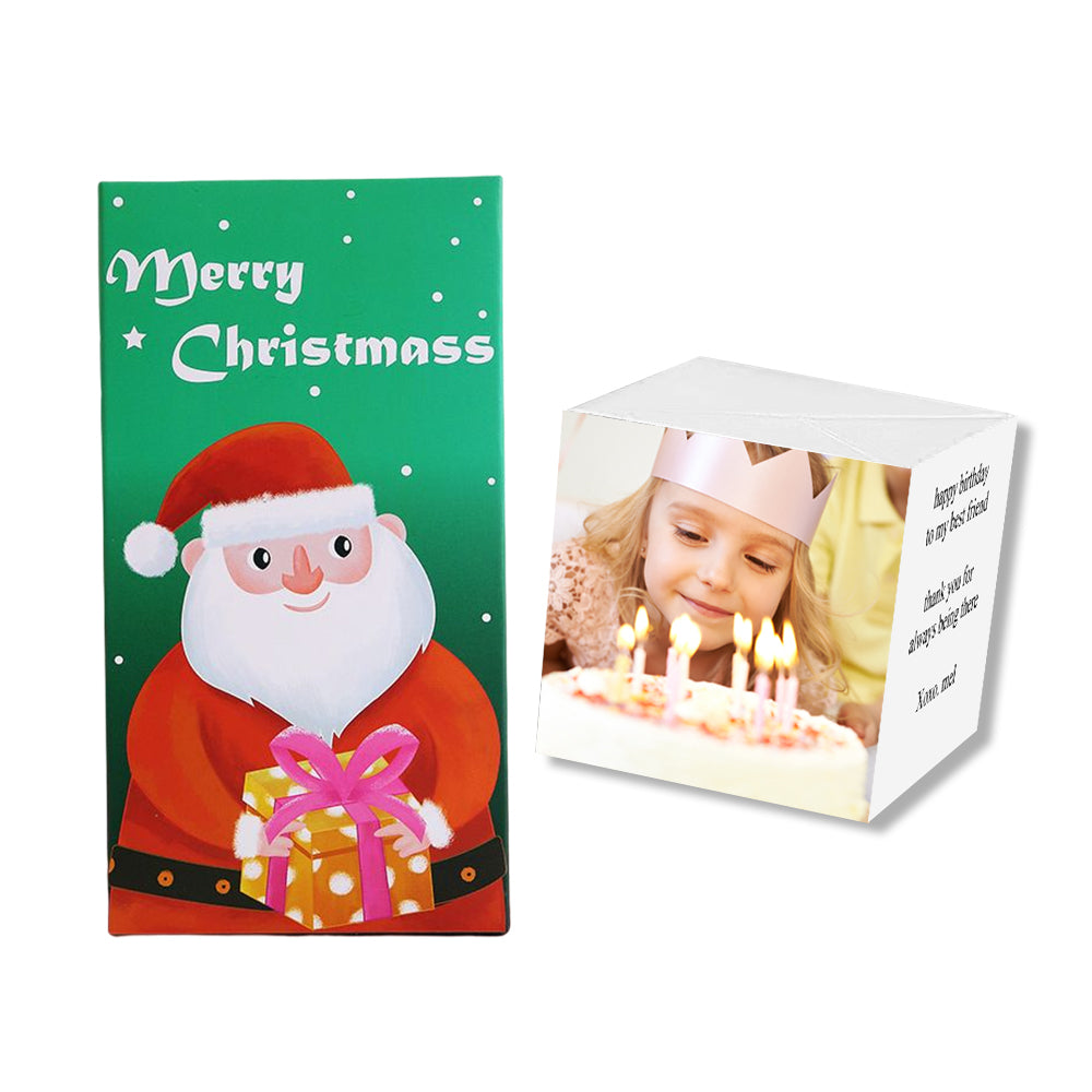 Custom Photo Surprise Box Personalized Text Surprise Explosion Bounce Box - Merry Christmas