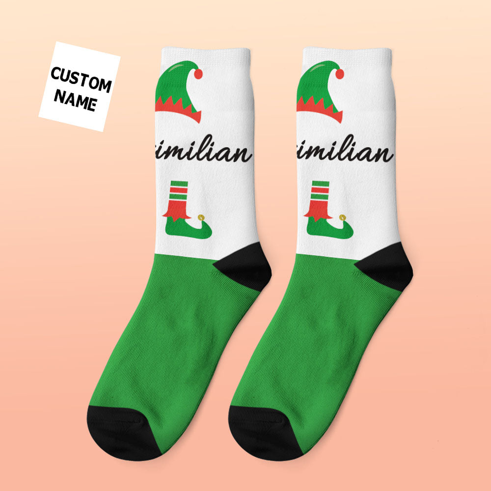 Custom Engraved Thick Socks Funny Christmas Gifts