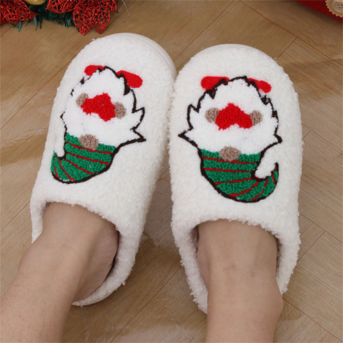 Christmas Slippers Faceless Dwarf Shoes Home Cotton Slippers