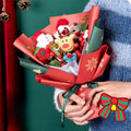 Christmas Crochet Flowers Bouquet Handmade Knitted Flower Gift for Her