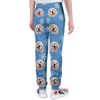 Custom Dog Face Christmas Sweatpants Unisex Joggers