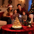 Custom Photo Film Christmas Tree Night Light Personalized Family Keepsake with Engraved Base Christmas Gift