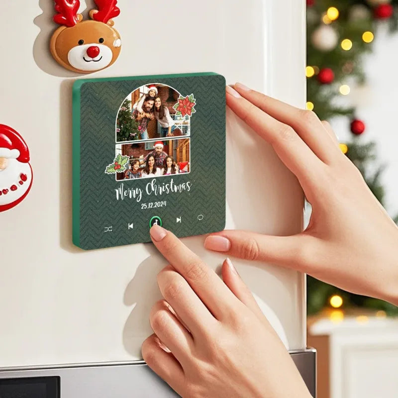 FridgeBeats Frameless 4.0 Custom Music Fridge Magnet Personalized Photo Colorful Fridge Magnet Creative Christmas Gift