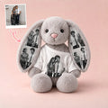 Bonito peluche de conejito con camiseta extraíble, muñeco de conejo de peluche suave, tierno recuerdo para niños y adultos