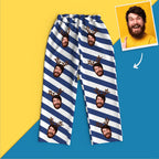 Custom Face Christmas Long Sleeve Pajamas Set Elk
